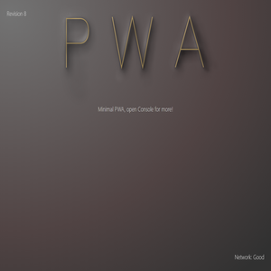 Minimal PWA